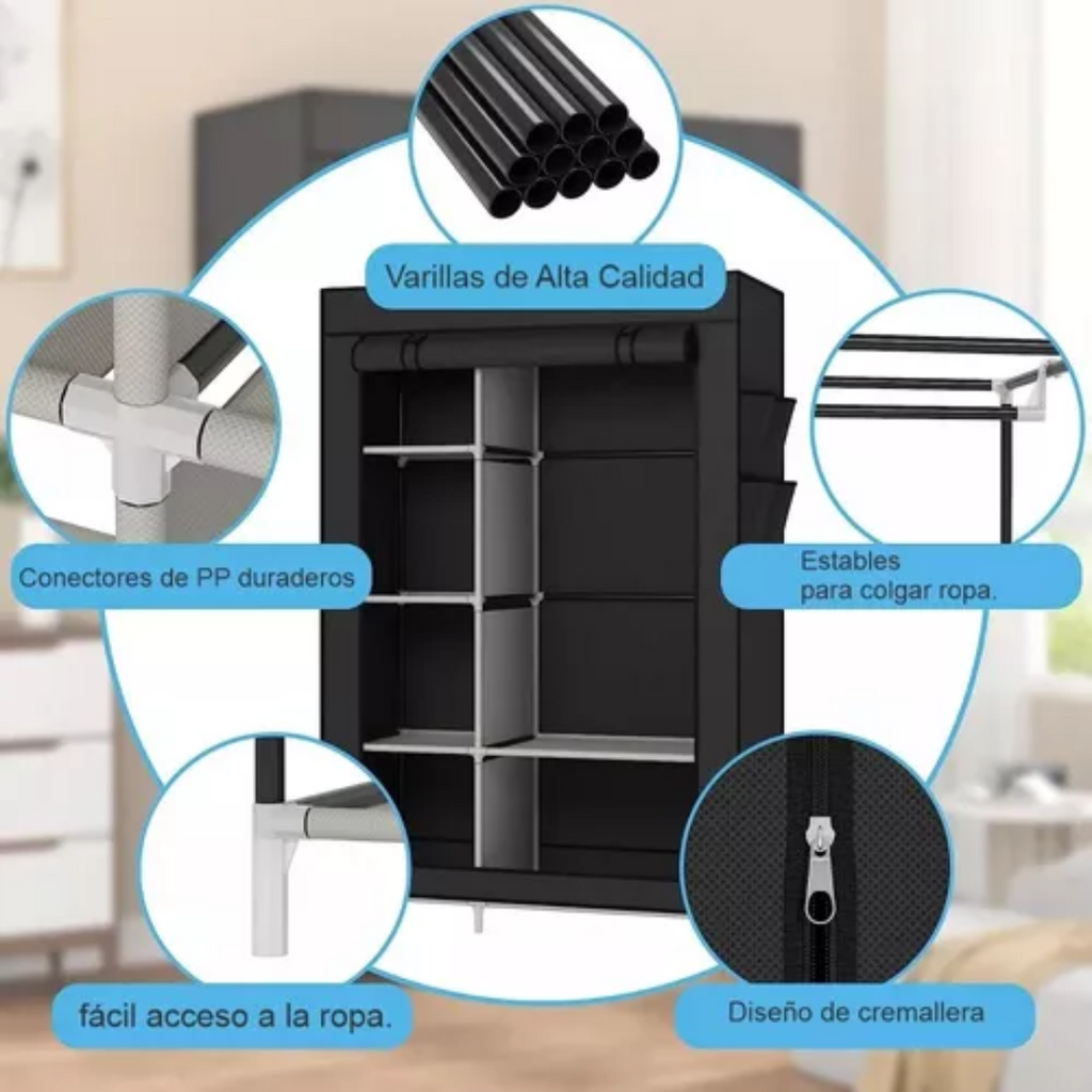 Closet organizador desarmable