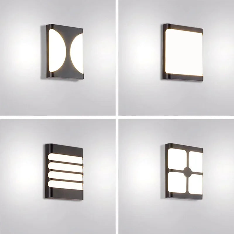 DINDALLED LED Wall Lamp Waterproof IP65 For Garden Aisle Balcony Entryway Wall Sconce Home Decor Light Fixture Luster