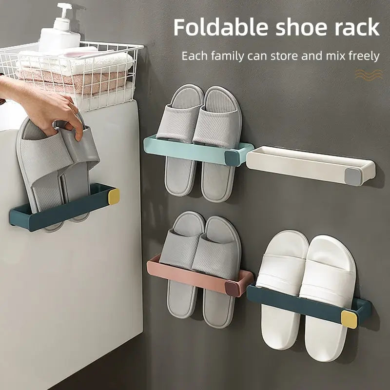 Estante para zapatillas de baño - Adhesivo