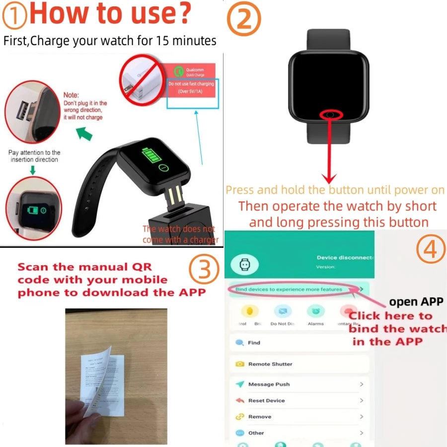 Smartwatch con control de música y monitoreo deportivo